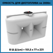 Емкость S 2000л OIL Емкость S 2000л OIL